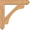 Ekena Millwork Legacy Arts and Crafts Smooth Bracket w/ Offset Brace, Western Red Cedar, 5 1/2"W x 24"D x 24"H BKT0604X24X24LEC03SWR - alternate 3